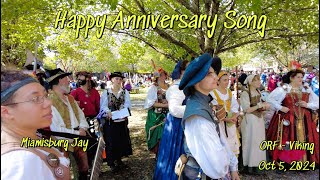 Happy Anniversary Song during Viking Weekend at the Ohio Renaissance Festival 2024 [upl. by Annahsohs]