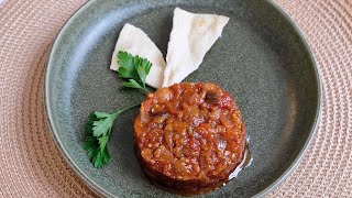 Turkish Soslu Patlican 🌱 Aubergine in Tomato Sauce 😍 وجبة نباتية [upl. by Nicolea]