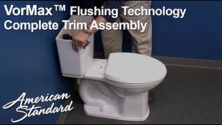 VorMax Toilet Complete Toilet Tank Trim Assembly [upl. by Cila]