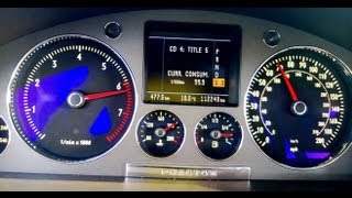 VW PHAETON W12 0110 acceleration [upl. by Eimarej753]