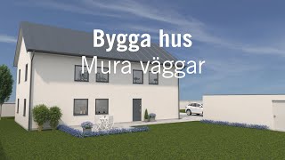 Bygga hus – Mura väggar [upl. by Abell]