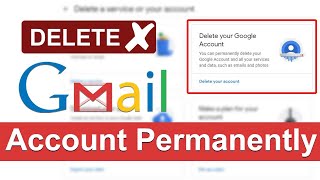 How to Delete Gmail account Permanently 2021 [upl. by Okomom]