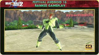 Festival Android 16 Ranked Gameplay【4K】 [upl. by Ahsemo]