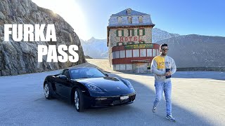 Driving the Furka Pass in a Porsche 718  Speechless  4K [upl. by Kired998]