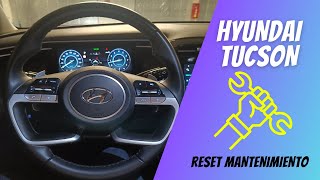 HYUNDAI TUCSON RESET MANTENIMIENTO [upl. by Nolek]