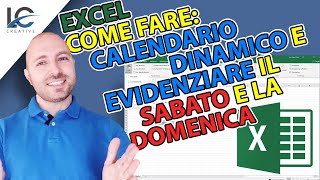 Tutorial Come fare un Calendario Dinamico evidenziando il Sabato e la Domenica [upl. by Meldon704]