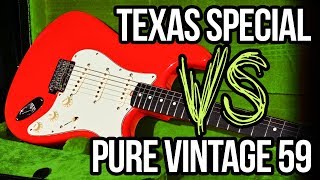 Fender Pure Vintage 59 VS Texas Special Pickups [upl. by Drusilla919]