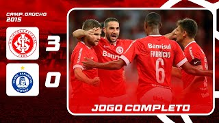 Internacional 3x0 Aimoré  Campeonato Gaúcho 2015  Jogo Completo [upl. by Whitnell250]