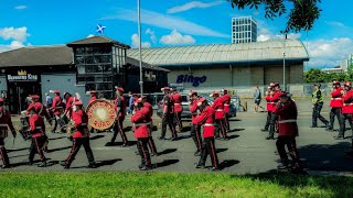 Netherton Road at annual Glasgow Boyne parade today🇬🇧 [upl. by Kciredec]