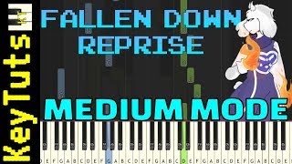 Learn to Play Fallen Down Reprise from Undertale  Medium Mode [upl. by Truda222]