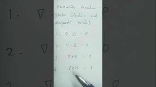 💥 MAXWELLS EQUATIONS 💥🪄TIME DEPENDENT amp TIME INDEPENDENT 🪄 PGTRBPHYSICS [upl. by Havelock263]