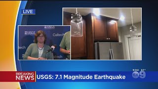 USGS Seismologist Lucy Jones Earthquake Sequence Will Be Ongoing [upl. by Garnes330]