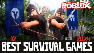 12 BEST Roblox SURVIVAL GAMES to Play 2024 [upl. by Popele]