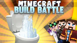 Minecraft  Build Battle  Overflowing Toilets [upl. by Ahsahs]