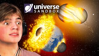 I Collided EVERY PLANET At Once  Universe Sandbox [upl. by Enitsugua]