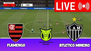 FLAMENGO X ATLÉTICO MG AO VIVO  BRASILEIRÃO 2024 AO VIVO  COM IMAGENS DO MARACANÃ [upl. by Saiasi]