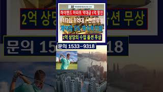 광안대교 조망 테넌바움294 5억할인 계약금5 잔금유예 옵션2억 무상 파격분양 [upl. by Orford]