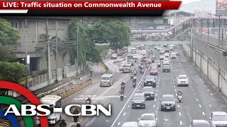 LIVE Traffic situation on Commonwealth Avenue  ABSCBN News [upl. by Gow196]