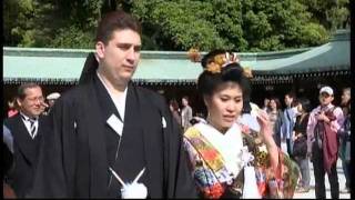 Japanese Wedding  Shinto Rite  Part 1 [upl. by Taveda]