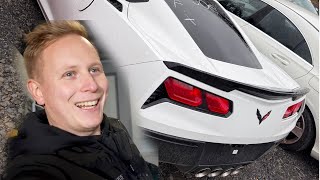 Odpalamy rozbitą Corvette C7 prosto z USA Szok [upl. by Dorotea]