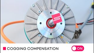 Electric Motor Cogging Compensation by Synapticon [upl. by Eniamart522]