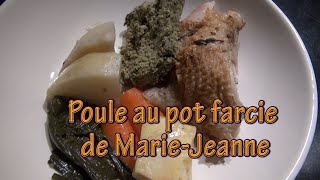 Poule au pot farcie de Marie Jeanne [upl. by Maritsa]