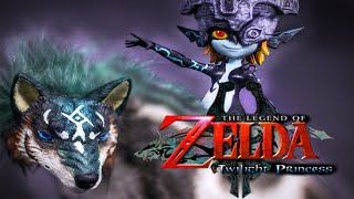 I Made WOLF LINK And MIDNA From Twilight Princess l ZELDA Polymer Clay Art Doll [upl. by Auston359]