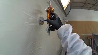 MIPA CS90 HS CLEARCOAT WITH WALCOM GENESI CARBONIO 360 [upl. by Pacificia]