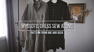 Myosotis Dress Sew Along  Deer and Doe Indie Pattern  CORRIE V [upl. by Keiko726]