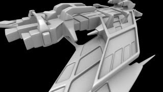 Modeling A Spaceship In Blender Part 2 [upl. by Kumagai]