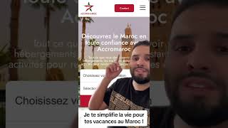 Le bon plan pour tes vacances au Maroc 🇲🇦 vacances maroc [upl. by Oirazan]