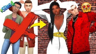 URBAN COUPLE MAKEOVER ✨😱🔥  Townie Makeovers  The Sims 4 [upl. by Dlawso]