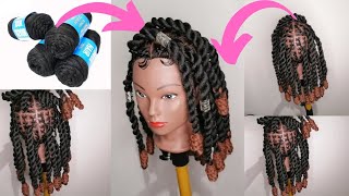 Comment faire des locks invisible twist facile How to do easy invisible twist locks [upl. by Jyoti]