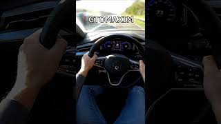 2022 VW Arteon R Line 20 tdi  acceleration 0100 kmh  sound [upl. by Nydnarb]