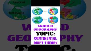 Continental Drift Theory World Geographygeography education education movement by seema singh [upl. by Vinaya]