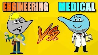 Engineering Vs Medical Students Life  Angry Prash [upl. by Eeruhs]