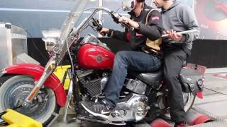 Harley Davidson Fatboy 1650ccm – Dyno Run at TurboPerformance [upl. by Nerok]