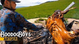 ARTGER Summer Picnic with VIP Guests Amazing Mongolian Food in The Wild  Boodog Boys [upl. by Emerick]