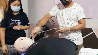 Basic Nursing Skill Tracheostomy Suctioning [upl. by Krall753]