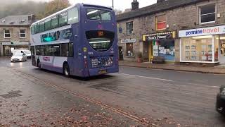 NEW Buses in Hebden Bridge October 2024 [upl. by Ekeiram]