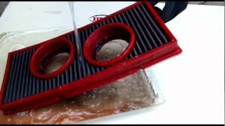 BMC Air Filters cleaning procedure [upl. by Annaiel]