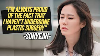 SON YE JIN quotI HAVENT UNDERGONE PLASTIC SURGERYquot [upl. by Aicaca507]