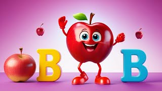 ABC Song  A for Apple  Alphabet Song  Nursery rhymes  ABC kids Song [upl. by Luar]