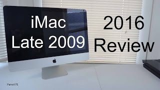 Apple iMac Late 2009 Intel Core 2 Duo 2016 Review [upl. by Akinorev]