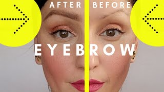 HOW TO EYEBROW TUTORIAL thin to thick [upl. by Yrehcaz]