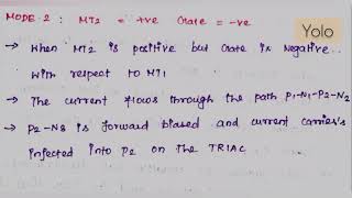 Lecture notes on TRIAC circuit construction working principle and applications [upl. by Gold]