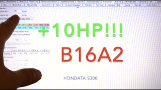 Hondata B16A2 Map 10hp Gain [upl. by Demmy]