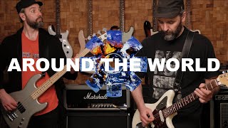 Around The World  Red Hot Chili Peppers Bass and Guitar cover [upl. by Kalikow]