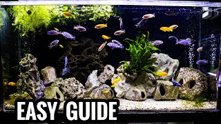 How to Setup an AFRICAN CICHLID Aquarium [upl. by Illom]