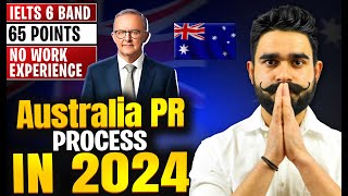 Australia 🇦🇺 PR Process in 2024  PR calculator explained Step by step in Hindi [upl. by Clarhe274]